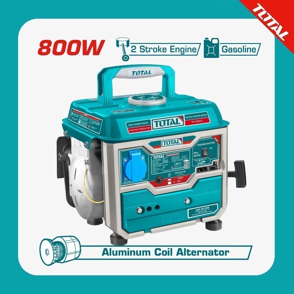 TOTAL Genset / Gasoline Generator TP18001