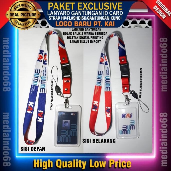 

Lanyard Id Card-Strap Hp-Flashdisk-Kereta Api(Kia)