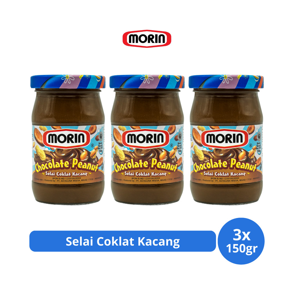 

Morin Selai Coklat Kacang 150gr x 3 pcs