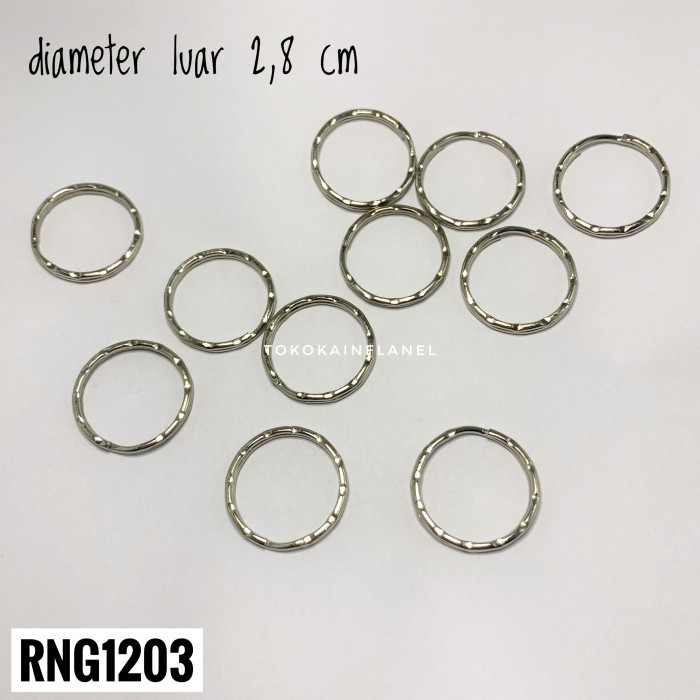 

Rng1203 Ring Besi Bulat Ulir Diameter Luar Uk 2,8Cm (Per Lusin Isi 12)