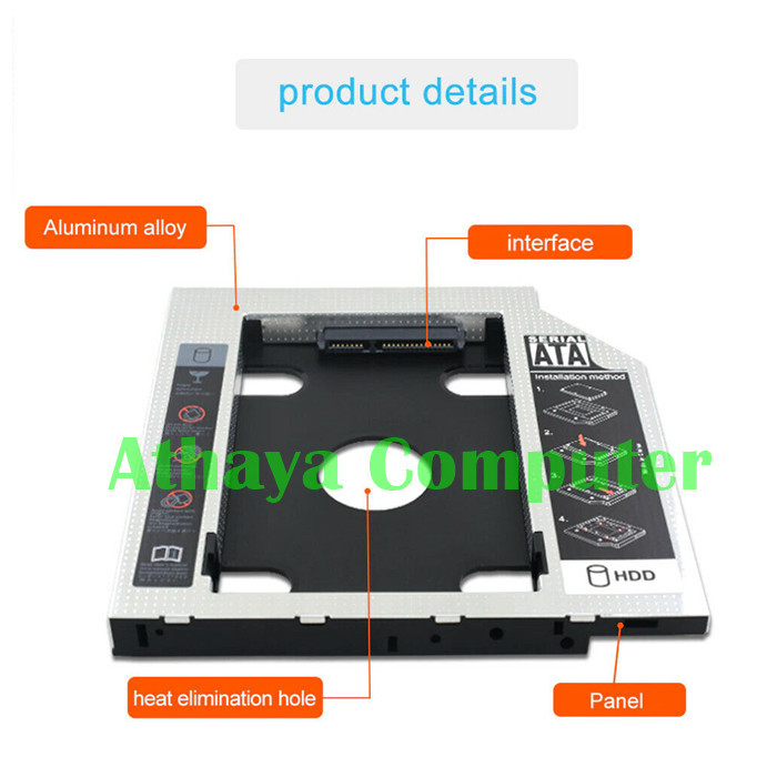Sale Ssd Hdd Caddy Asus A442U A442Ur A442Uf Slim