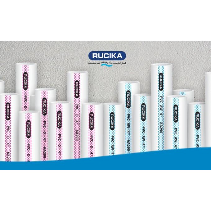 `````````] PIPA PVC RUCIKA WAVIN 1/2 3/4 1 1.5 2 2.5 3 4 5 6 inch PARALON D AW