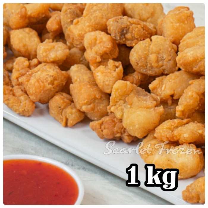 

CHICKEN POPCORN AYAM CRISPY 1KG FREE ONGKIR