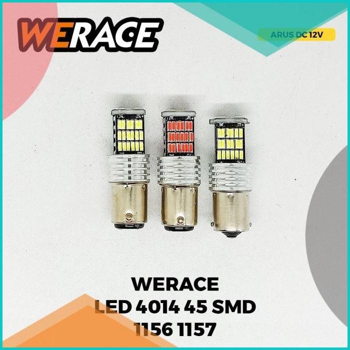 [WERACE] LED 4014 45 TITIK MATA SMD 1157 (BAY15D) 1156 (BA15S) CANBUS