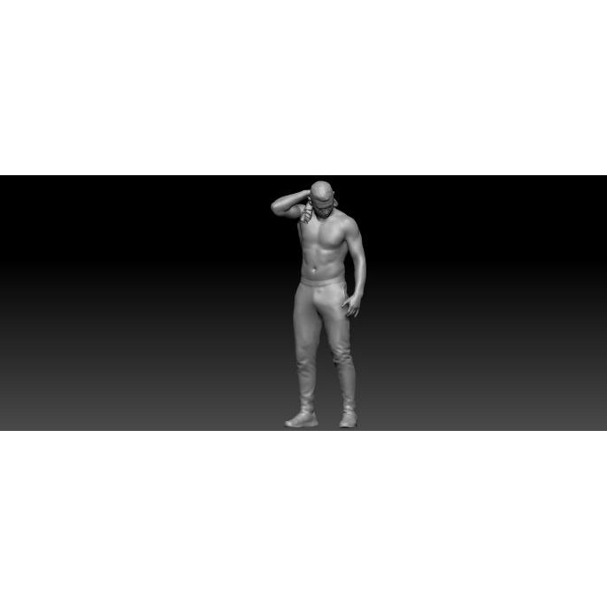 *****] figure skala 1/64 rio sporty holding towel