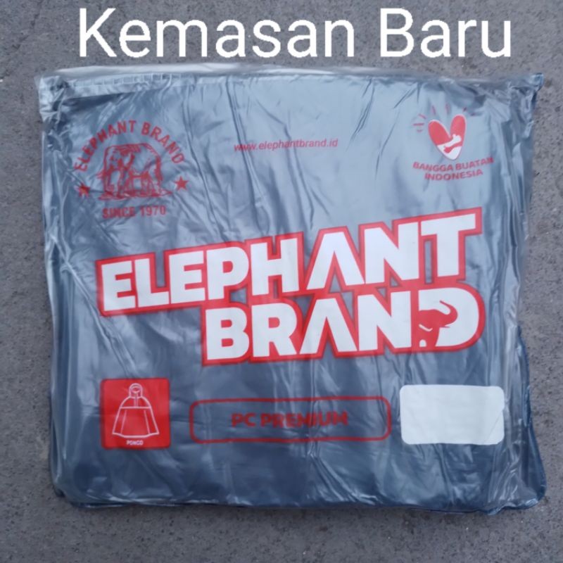 Awet Jas Hujan Elephant Brand Ponco Premium Mantel Gajah Poncho Kelelawar Kalong Tanpa Lengan