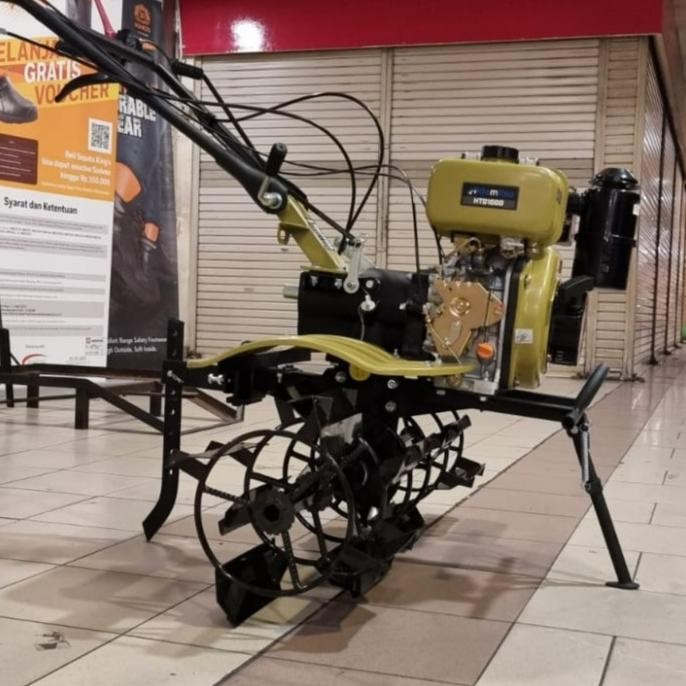TRAKTOR MINI DIESEL HIDEMITSU HTD1000 MESIN BAJAK SAWAH TILLER SOLAR LINK AMBIL DI TOKO ORIGINAL DAN