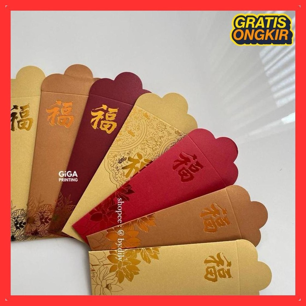 

Angpao Premium / Angpao Merah Angpao Panjang / Angpao Imlek / Angpao Chinese New Year Cny / Hongpao / Angpao Tepai Harga Grosir