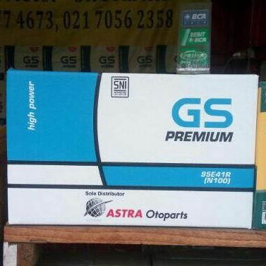 Aki Accu Basah 100 Ah Gs Astra Premium N100, Taft, Truk, Dyna, Hino, Genset, Alat Berat
