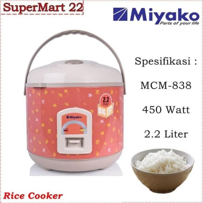 *:*:*:*:*] magic com miyako 2,2 liter mcm 838