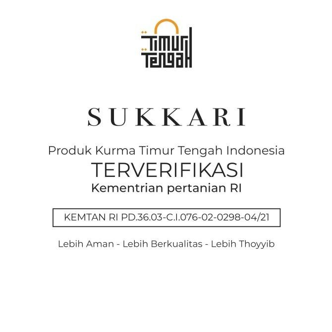 

Baru Kurma Sukari 1 Kg Premium Timur Tengah Sukkari Original High Quality