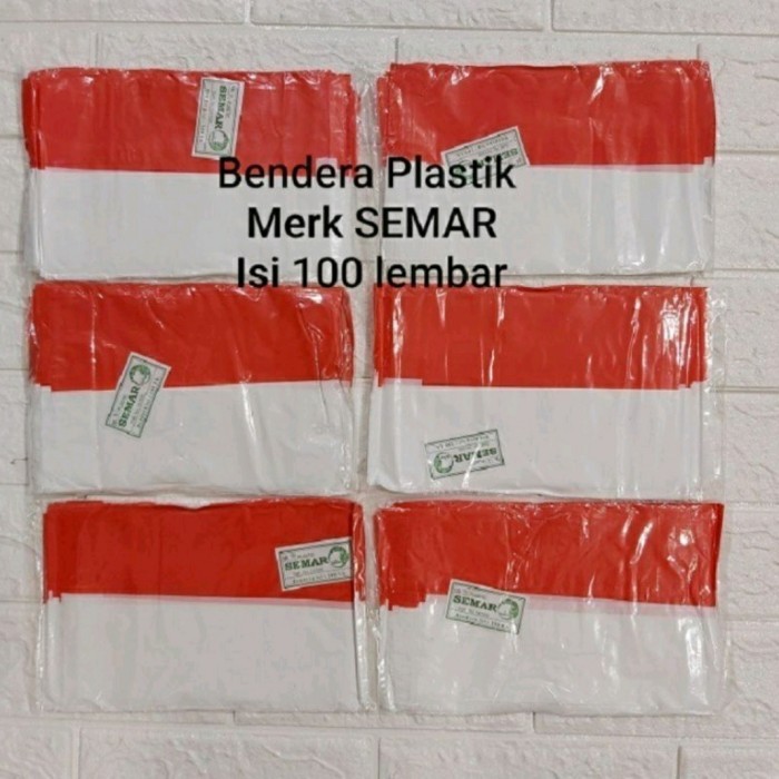 

Bendera Plastik Merah Putih Semar Per 10 Pack