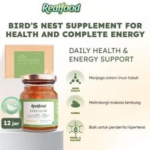 

Baru Realfood Everglow(12 Jar Free 3 Jar) Minuman Sarang Burung Walet Kurma