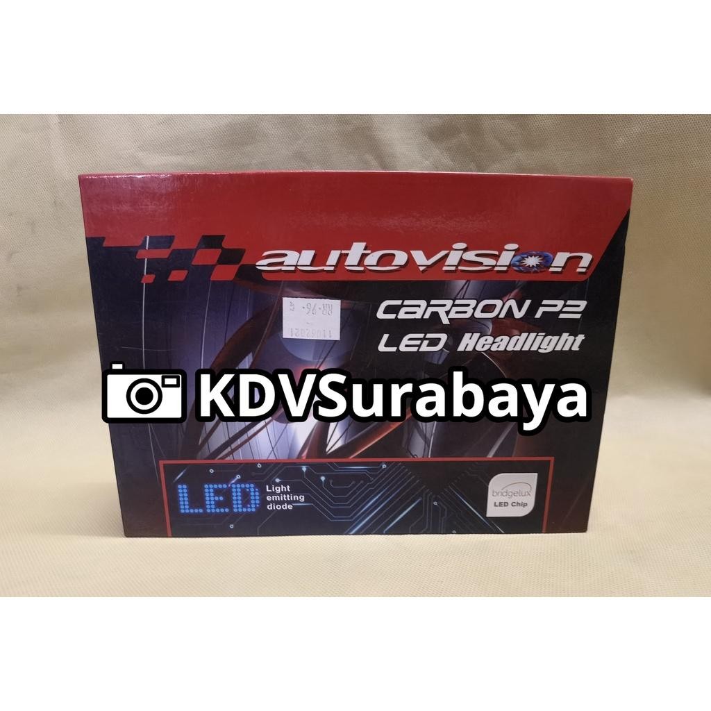 Garansi 2 Tahun Led Autovision Carbon P2 H4 Hb2 Premium Original