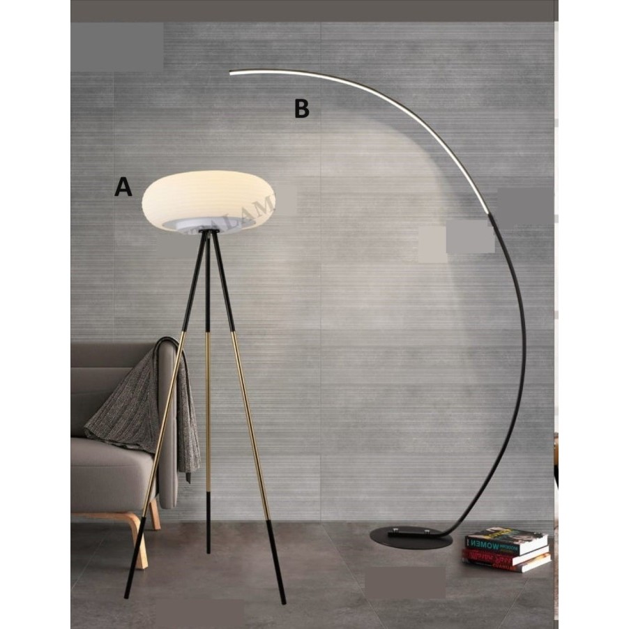 Murah FL 1700 LAMPU STANDING LANTAI MODERN MINIMALIS STANDING LAMP DEKORASI Non COD