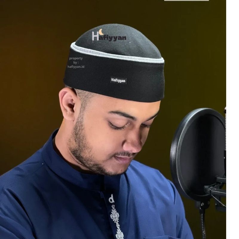 Awet Peci Mesir Peci Sholat Kopiah Dewasa Songkok Hitam Bahan Nyaman Lembut Bahan Katun Kupluk