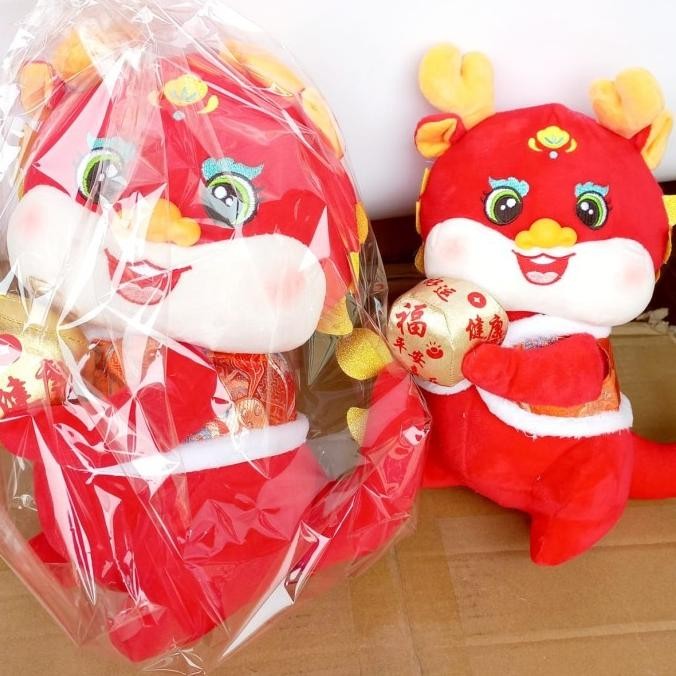 Boneka Naga imlek 2024 / CNY Dragon Stuffed Toys / Boneka Imlek Plush [terbaik]