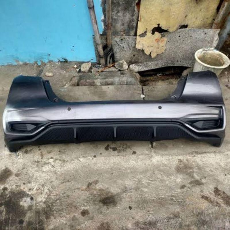 Bumper Bemper Belakang Honda Jazz Gk5 2019 Facelift Original Komplit Disfuser