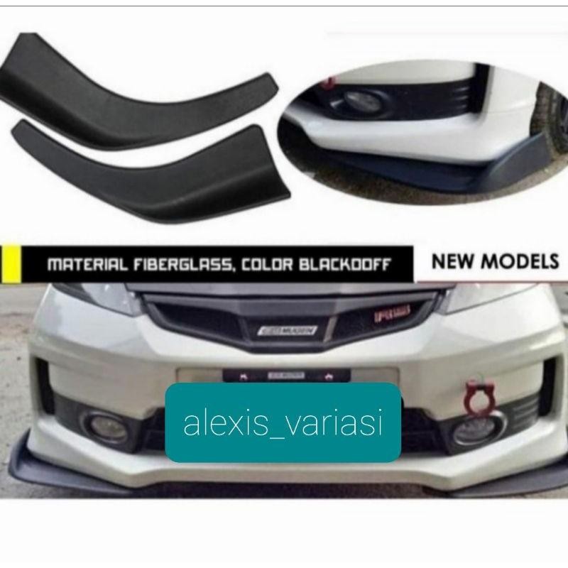 Winglet List Bumper Diffuser Depan Mobil Sigra
