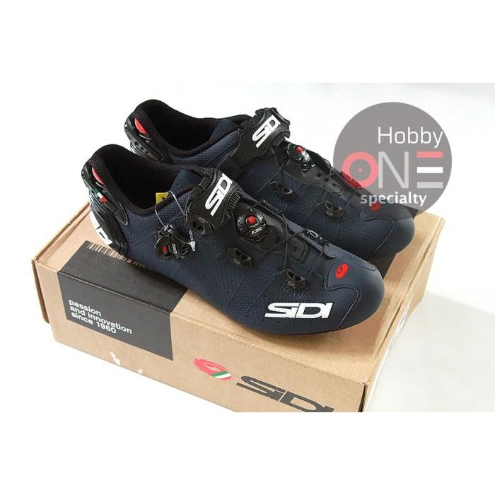 SIDI WIRE 2 MATT CARBON BLUE MATT BLACK SEPATU SEPEDA CLEAT ROAD BIKE