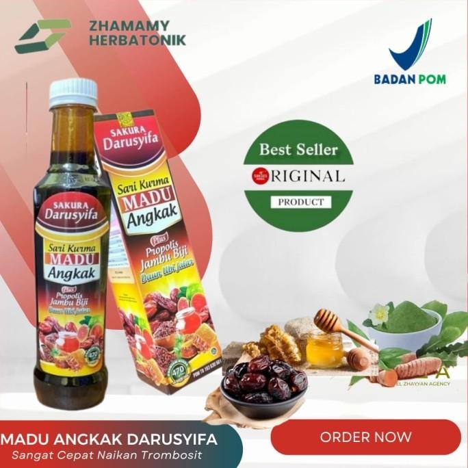 

Baru Sari Kurma Madu Angkak Plus Daun Ubi Jalar Darusyifa