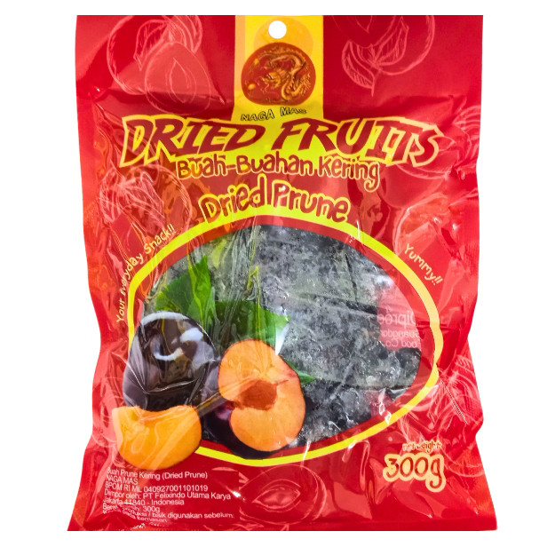

S23052 NAGA MAS DRIED PRUNE SEEDLES MANISAN IMLEK 300GR MAJU BERSAMA