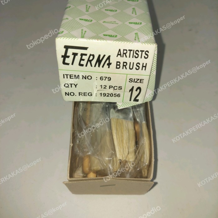 

Limited..!! Kuas Lukis Eterna Nomor 12 Per 1 Lusin