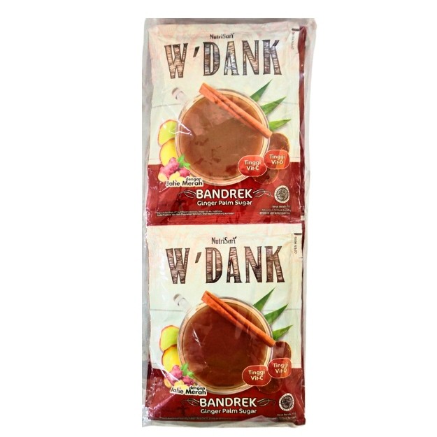 

S20918 NUTRISARI W`DANK BANDREK JAHE MERAH MINUMAN SERBUK 15GRX10`S MAJU BERSAMA (20250313)