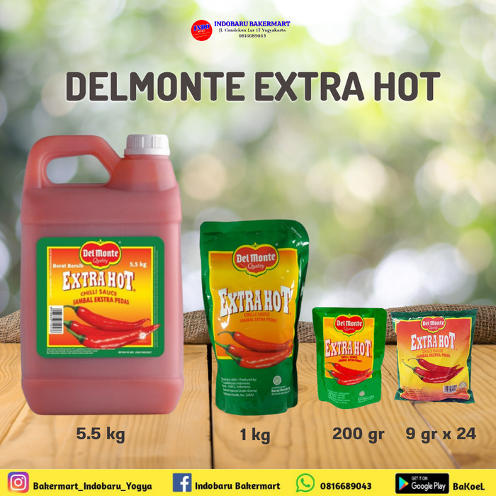 

Delmonte Extra Hot Sachet 9 Gr Isi 24 Sachet