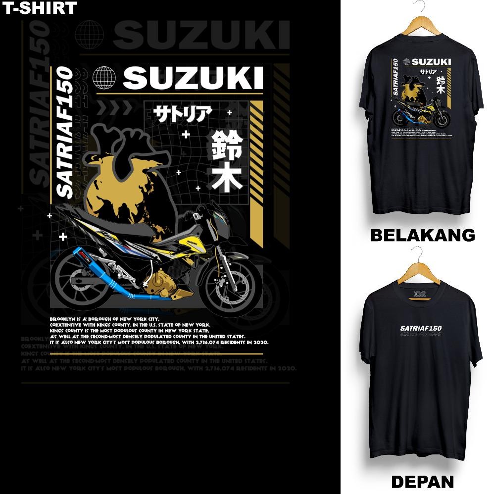 Promo Kaos Motor Dewasa Otomotif Rider Driver Biker Lengan Pendek 24S Depan Belakang Gambar Motif Sa