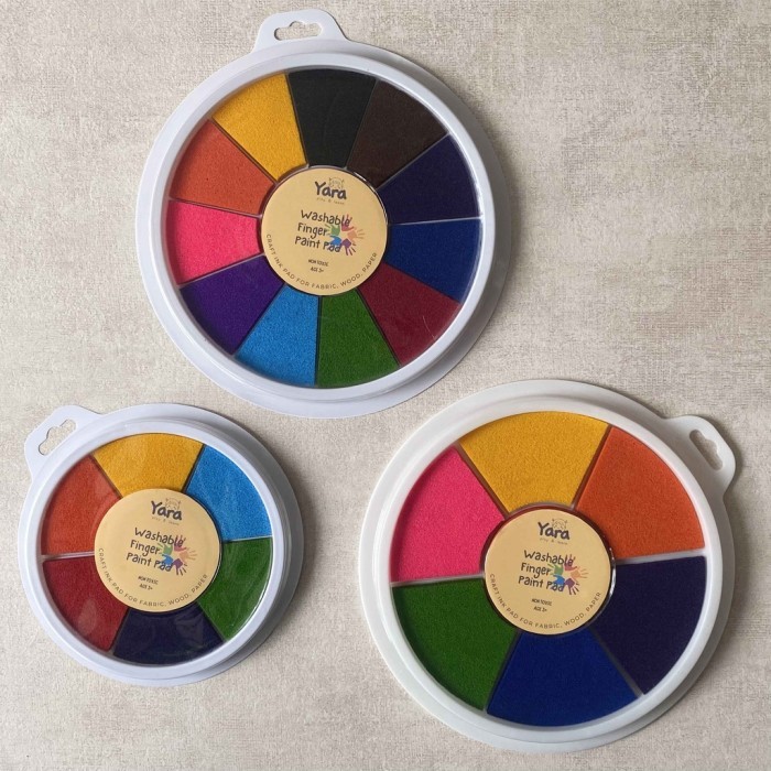 Yara Jumbo Washable Stamp Pad Hand Paint For Craft Cap Jari Tangan