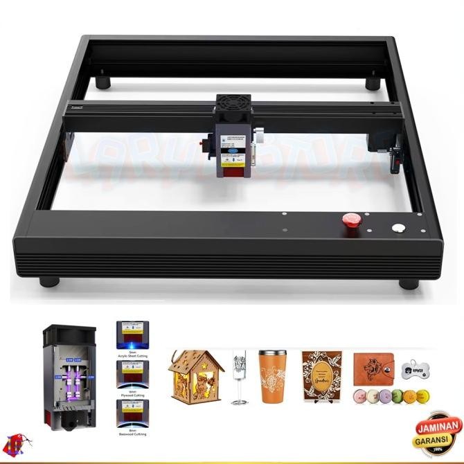 Mesin Laser Grafir CNC 4040 Engraving 2 Axis Printer 3D Mini Ukir Cutting Kayu Akrilik Kulit