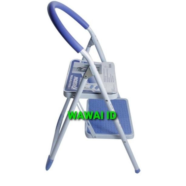 Tangga Lipat Krisbow 2 Step Dengan Pijakan Besi 2Step Anak Tangga Ori