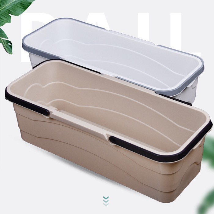 HappyHome1 Ember Pel Dengan Pegangan Desain Plastik Persegi Panjang Ke