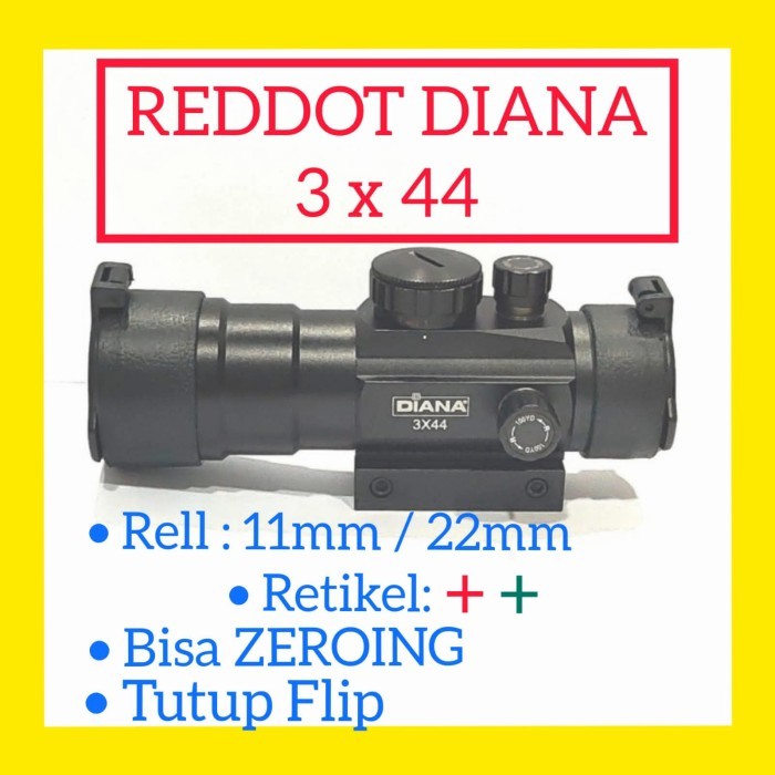 Sale Reddot Diana 3X44 ( Reddot Bushell, Reddot Bsa, Reddot Gsr, Hakko )