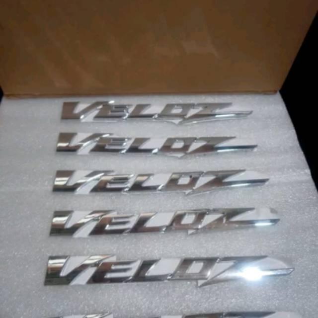 Emblem Tulisan Veloz Avanza New Asli Bawaan Mobil