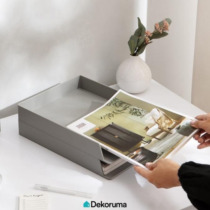 

Dekoruma MISU Tray Dokumen Susun - Rak Dokumen Kertas BS01
