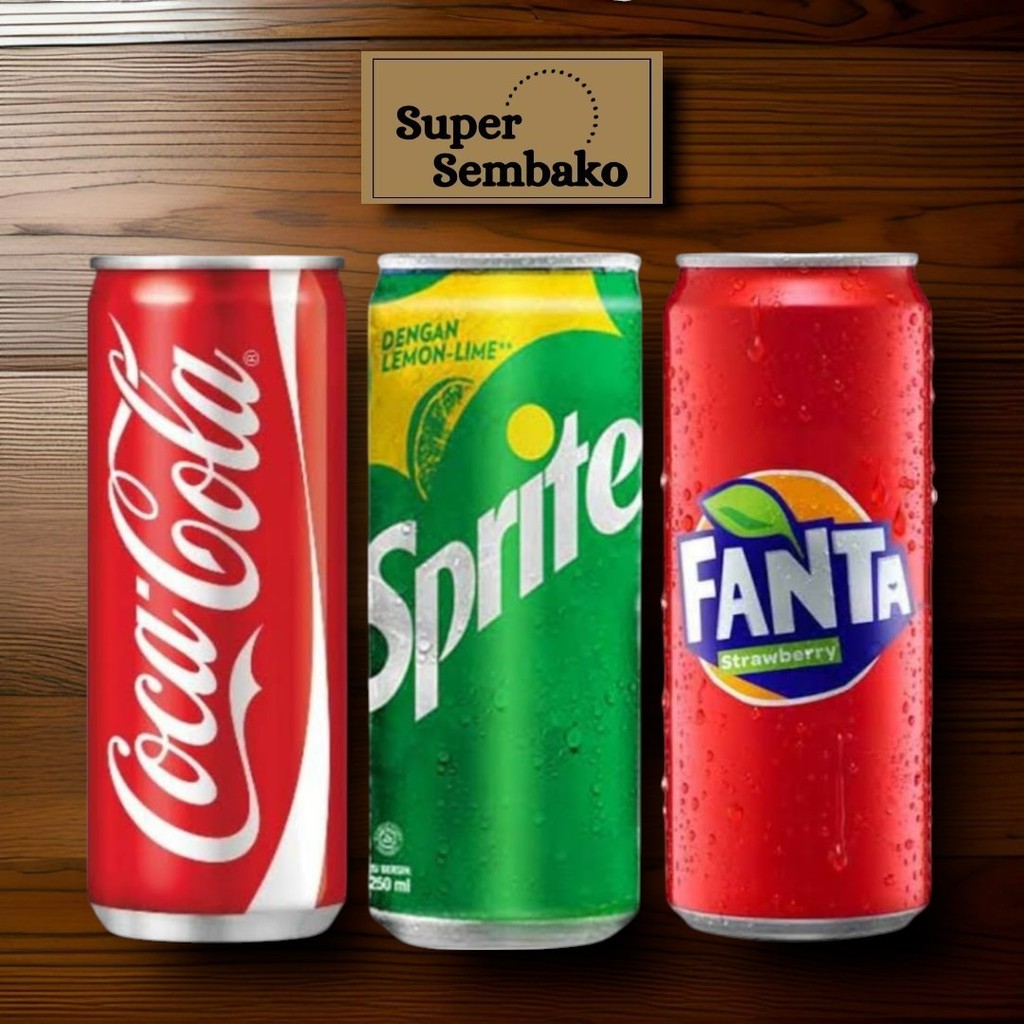 

MINUMAN SODA FANTA / COCA COLA / SPRITE KALENG 250ml