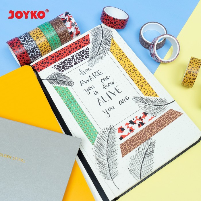 

Joyko Washi Tape / Isolasi Kerajinan Tangan Diy Dekorasi Buku Wt-106