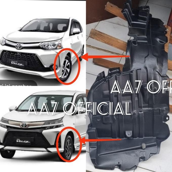 Liner fender spakbor roda depan veloz 2016 2017 2018 2019 2020 2021