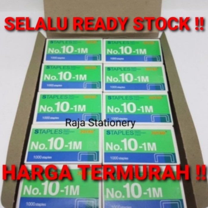 

Staples Joyko No.10 Kecil Isi Hekter Stapler Stepler No10-1M [1000Pcs]