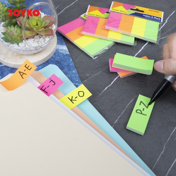 

Joyko Memo Stick Sticky Notes Kertas Memo Tempel Joyko 4 Warna Im-67