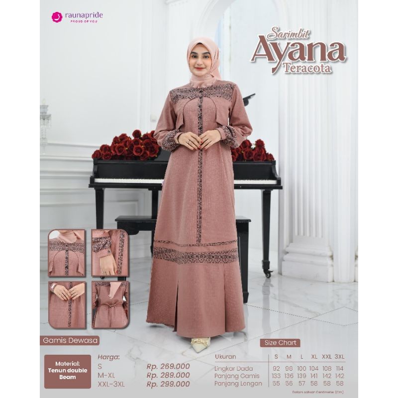 Sarimbit Couple Keluarga AYANA TERACOTTA by Raunapride