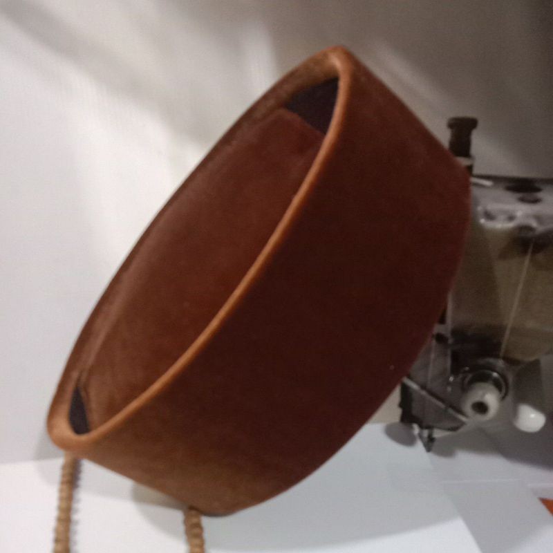 PECi KOPIAH BAHAN BLUDRU COKLAT