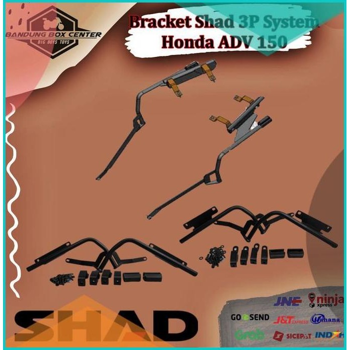 Bracket SideBox Breket Samping Side Box Shad 3P System Honda ADV 150 0