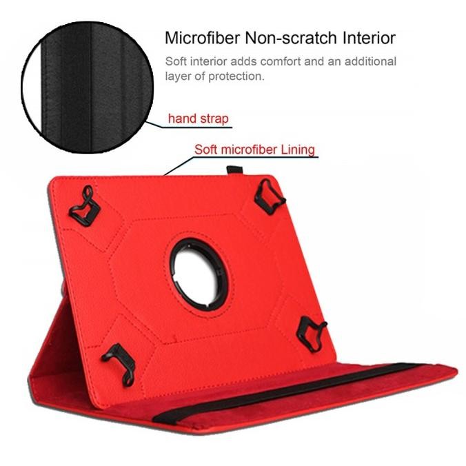 Produk Terbaru Advan Tab Sketsa 2 10.1 Inch Flip Case Casing Rotary Stand Bookcover