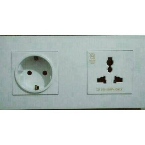 TERBARU STOP KONTAK 2GANG SCHNEIDER