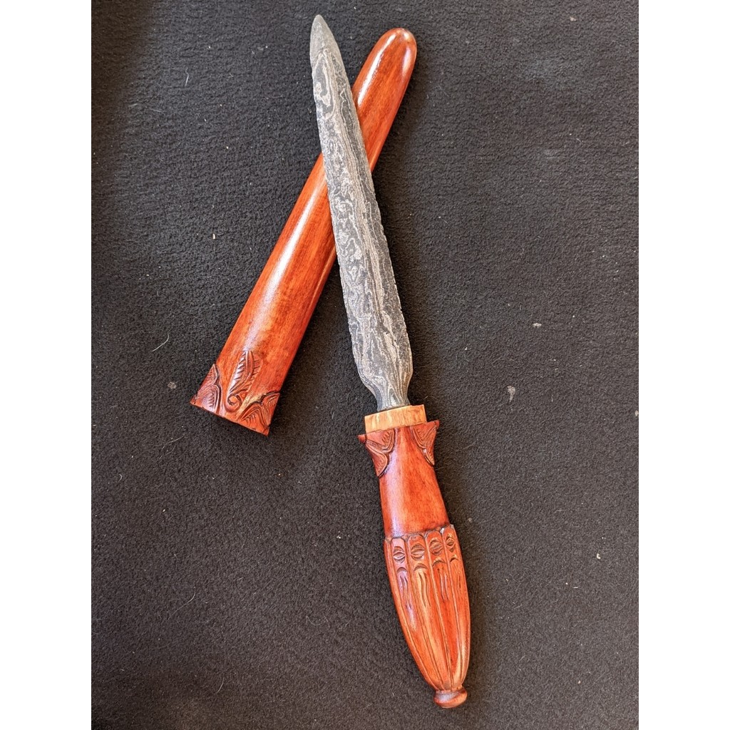 Koleksi Pusaka Antik Tombak Sepuh TUS Wonoayu Dwi Pamor Meduro Koso WINGIT MERBAWANI ISTIMEWA