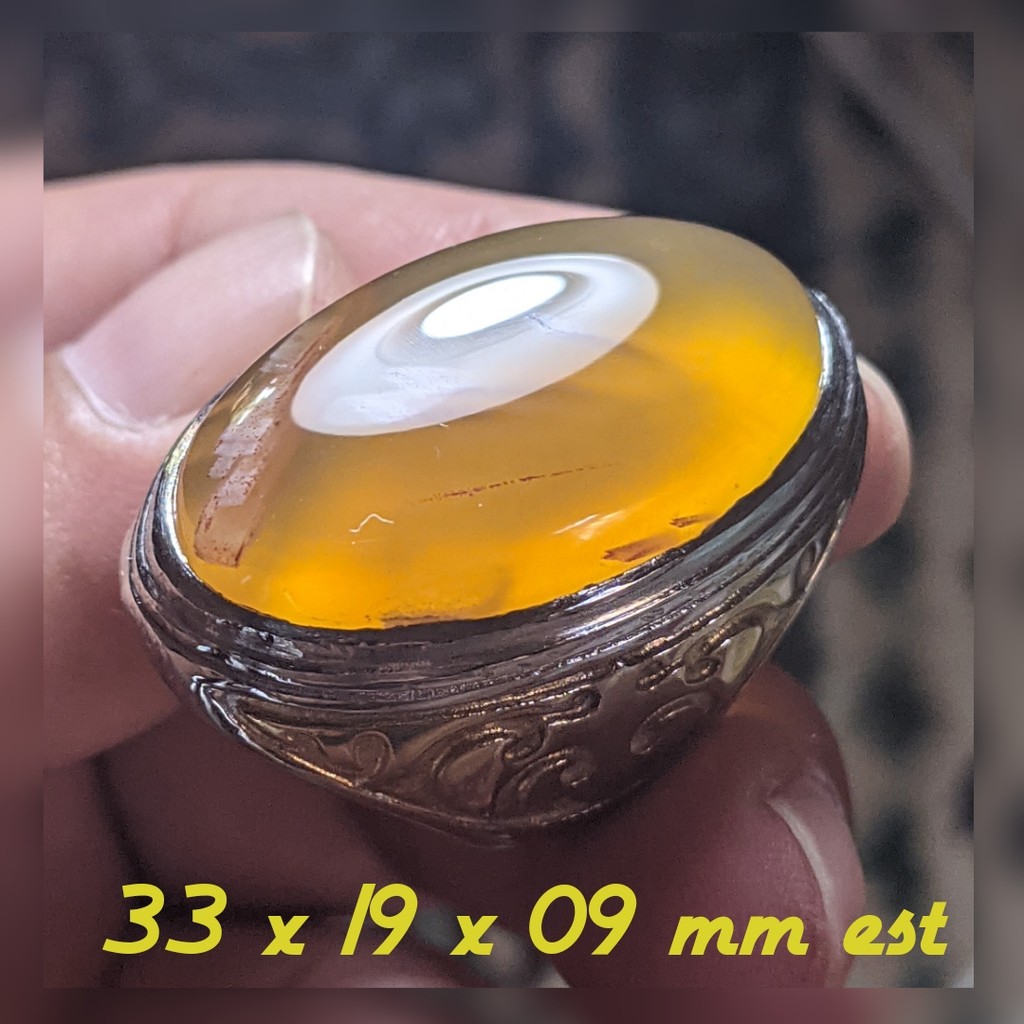Natural Anggur Kristal Way Kanan Giwang Serat Tebon Big Size  Glass Kinclong