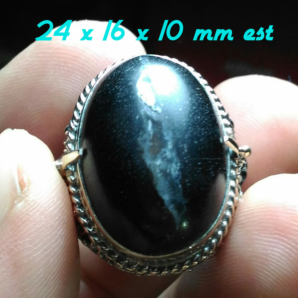 Natural Galih Kelor Asli Top Kristal Motif Sodo Lanang Tembus Sinar Kolektor Item